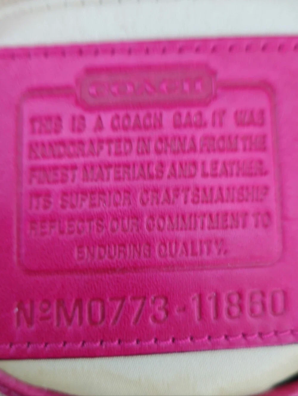 Coach Soho Mini Flap Bag 11860 Pink Fuchsia Signature Canvas Y2K Buckle